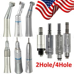 Dental Low Speed Handpiece Straight /Contra Angle/Air Motor /Kit 2/4Hole (Inner)