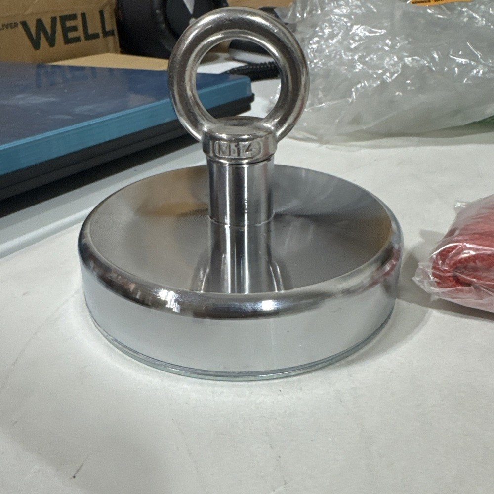 High Power Recovery Magnet 286 Pounds Maximum With Rope CB6