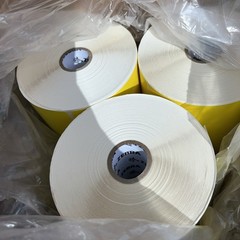 ZEBRA 4×6 COLOR (4″ x 6″) YELLOW Direct Thermal Labels 1″ Core 6x 430=2580Labels