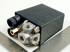 300V Air Compressor Pressure Switch 20A 12 Bar 175 PSI 4-Port Control Set of 2