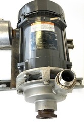 WEG, ELECTRIC MOTOR, 00136XT3E56C, 1 HP 3450/2875 RPM EXPLOSION PROOF CLEAN USED