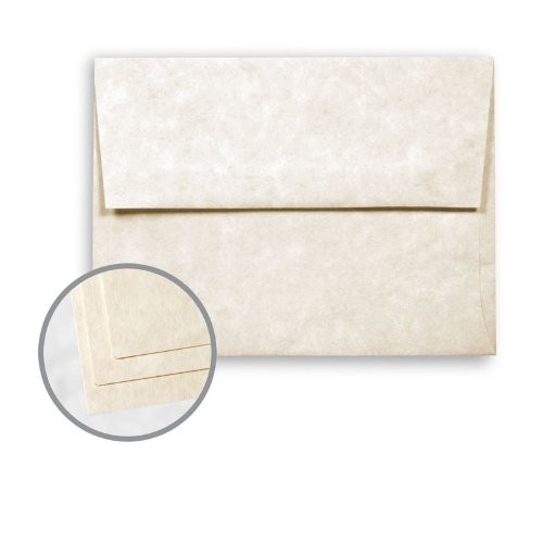 Astroparche Natural Envelopes, A2 (4 3/8 x 5 3/4) 60 lb Text Vellum, 1000/Carton