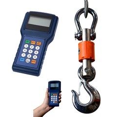 Wireless Crane Scale 300 ft range Digital Hanging Scale 10,000 lbs x 2 lb