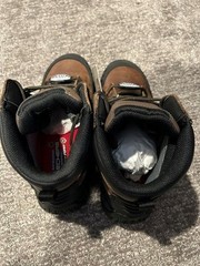 Skechers Work Shoes, mens size 9, Brown, Waterproof, Steel Toe, Memory Foam, NEW