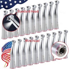 US Dental 1:5 Increasing Fiber Optic Contra Angle Handpiece fit E-type Stan/Mini