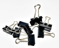 Allary #FD7005 Binder Clips, 8ct (6 x 3/4″ and 2 x 1″)