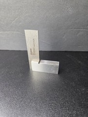 Groz Precision Machinist Square Set SS4 SS A6 Hardened Steel w/ Case NICE #620