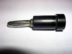 HH SMITH 214-103 PHONE TIP TO BANANA ADAPTOR BLACK LOT OF (2)