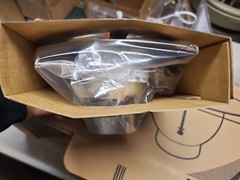 Lot of 1 Lithonia Lighting 6″ Nickel Open Shallow Trim CO1BN Recessed Ceiling