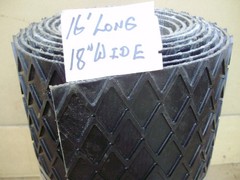 Conveyor Belt, Incline, Textured/ Cleated, Rubber, 12 to 24in widths
