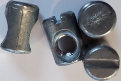 Cross Dowel Nut,1/4-20 x 14mm- Finish : Zinc- 12-25-50-100 pieces