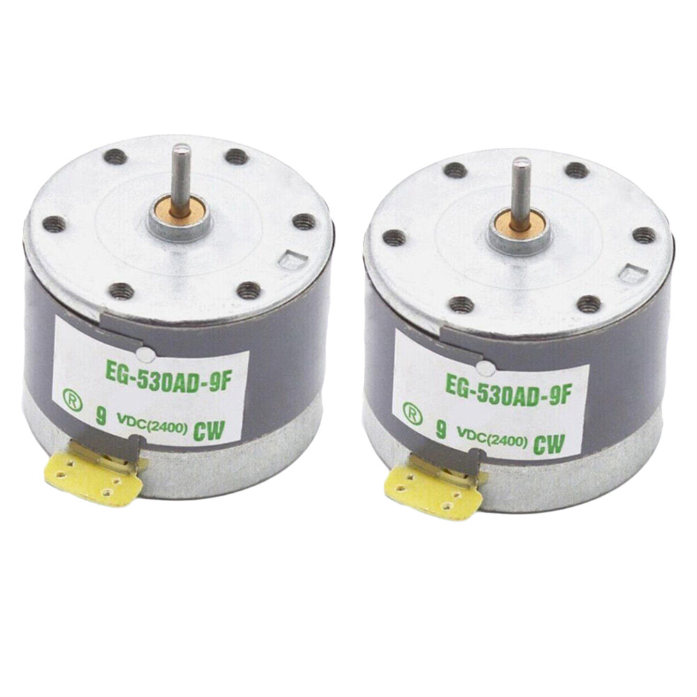 2pcs 530 Motor DC 6V 9V 12V 2400RPM-EG-530AD-2B/2F Micro-motor CW/CCW DIY Parts