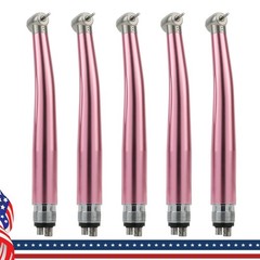 US NSK Dental High Speed Handpiece Air Turbine Anti-retraction 4 Hole Colorful