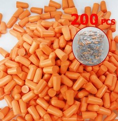 400/600 Ear Plugs Soft Orange Foam Sleep Travel Noise Shooting Working Lot Bulk