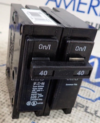 Case of 5 NEW – Eaton BR240 40 Amp 120/240 VAC 2 Pole Type BR Plug-In Breakers