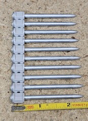 HILTI X-DNI 62MX 34386 – 62mm or 2-1/2” collated galvanized nails – 100 count