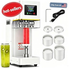 Commercial soda and coffee can sealing machines, automatic can sealing machines