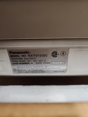 Panasonic KX-TD1232 Telephone Digital Super Hybrid System With 2 8ext