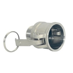 3/4″ 0.75 in Type B Camlock Female to Male NPT Stainless Steel 304 Pipe Fitting