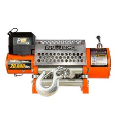 Electric Waterproof Winch Wire Rope 20000 lb 24V Wireless for Efficient Lifting