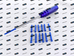 5.0mm Locking Screws LCP Hex Head Assorted Lengths Self Tapping Titanium 100 Pcs
