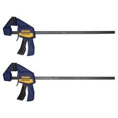 Irwin 1964745 100 lbs. Force Resin Quick-Grip Bar Clamp 12 x 2-7/16 D in.
