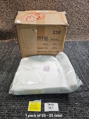 (QTY 25) Magid APCVZ6XXL Non-Woven Fabric Protective Clothing XXL , White