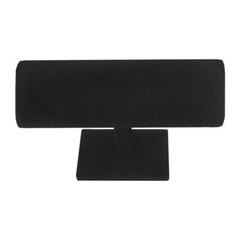 Black Velvet Oval T Bar Jewelry Display Bracelet Holder 7-1/2”L x 6-1/2”H