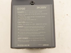 Mitsubishi Electric D700 FR-D720-042-W1 VFD AC Drive Inverter 3PH 200-240V 1HP