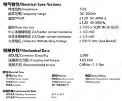 NMD 2.4mm/f To 2.4mm/f Precision RF Adapter for Network Analyzer Connector 50GHz