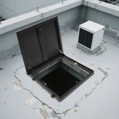 Roof Access Hatch Square Skylight Security Door for Residential Commercial Build