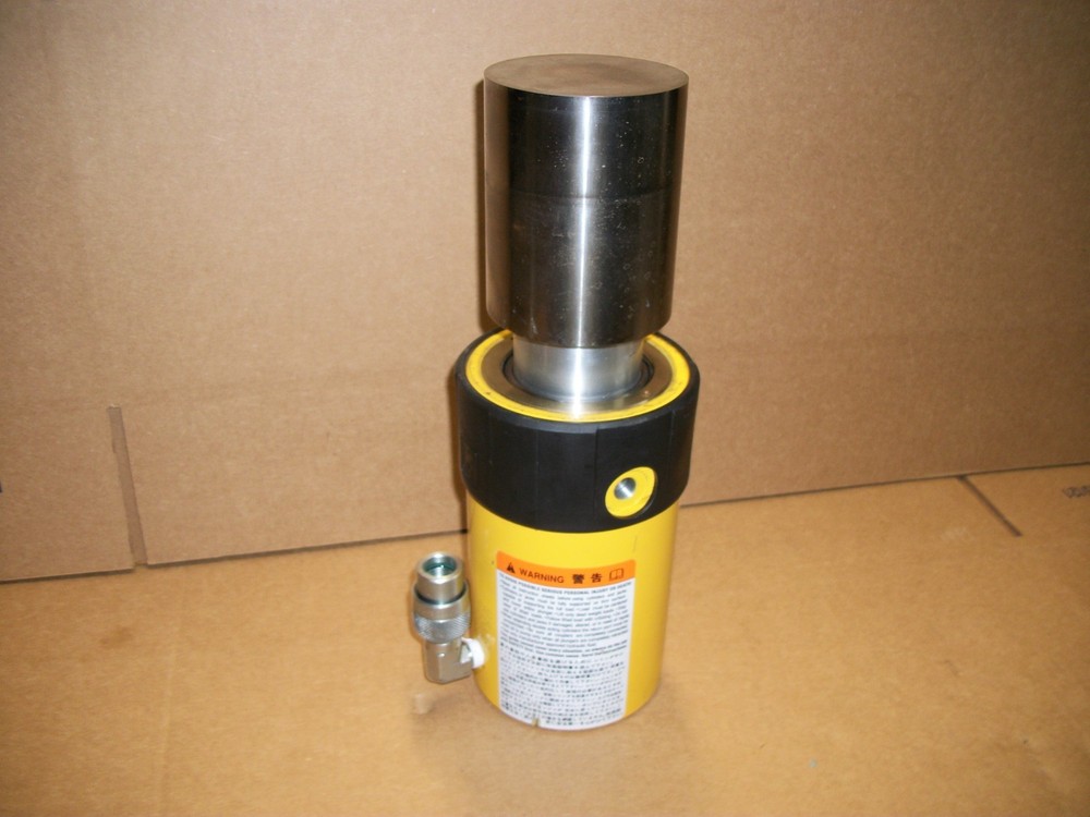 ENERPAC DUO RC504 50 TON HYDRAULIC CYLINDER WITH EXTRAS 700 BAR 10,000 PSI