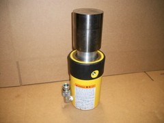 ENERPAC DUO RC504 50 TON HYDRAULIC CYLINDER WITH EXTRAS 700 BAR 10,000 PSI