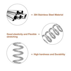 Wire Diameter 0.039″, OD 0.28″, Free Length 1.18″ Mechanical Compressed Spring
