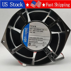1PCS New Ebmpapst 7214N DC24V 12W 172x150x55mm 2-Wire Cooling Fan US Stock