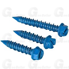 220Pcs Hex Washer Head 1/4″ 3/16″ Concrete Masonry Screws Tapcon Anchor & Bit