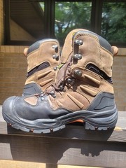 🔥KEEN Utility 🇺🇸Coburg 8 Inch Waterproof Boot Cascade Brown Black 1017833 8D