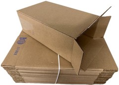 Shipping Corrugated Cardboard Side Loading Shoe Box 14″ X 8″ X 5″