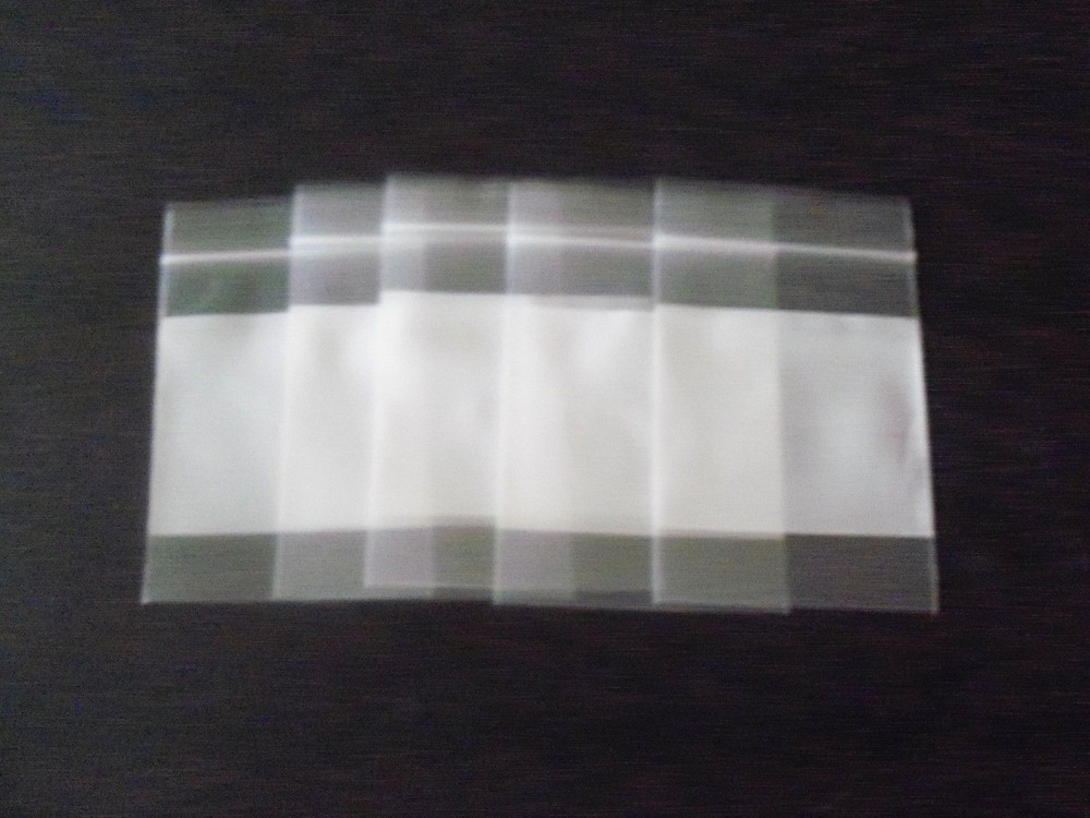 100 3″x4″small white block recloseable zip bags 4mil HEAVY DUTY