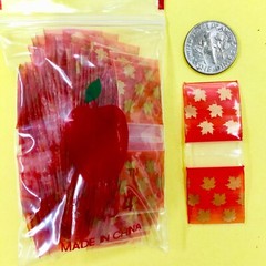 3434 MINI ZIP DESIG BAGS 3/4″ X 3/4″ / 10 DSN PREMIX 1000PCS 2.5MIL READ DETAILS