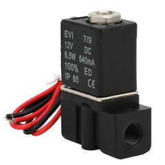 2 Pack 2 Way Normally Closed DC 12V Electric Solenoid Air Valve 1/4″ NPT