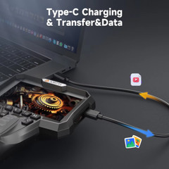 5FT 6.2MM Snake Borescope Articulating Endoscope Camera 6 LED Light Inspection