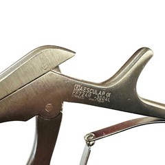 Aesculap FF724R Kerrison Punch 4mm, 7″ (180mm), 40° Up-Biting Instrument