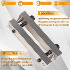 Hardened File Guide with Carbide Surface For Knife Making Tool Knife Makers