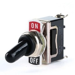 5PCS Heavy Duty Toggle Switch 15A 250V AC On/Off Waterproof Protective Cover