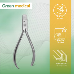 Dental Tube Crimping Pliers Professional Orthodontic Stainless Tool German Grade