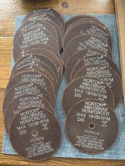 Norton 4x.040×3/8″ A60-OBNA2 H29604 Toolroom Cut-Off Wheels – Pack of 31