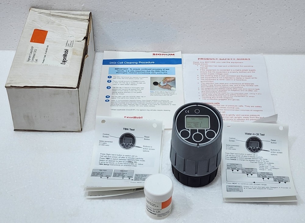 EXXONMOBIL WATER IN OIL / TBN TEST COMBINED DIGI CELL SIGNUM FG-K19301-EM #2