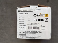 new pair(2) of JFONG 2 conductor 20 Gauge 100ft(200 tot) Copper electronic Cable