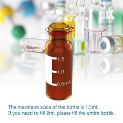 2ml Autosampler Amber Vials 1000 Packs HPLC Vial 9-425 Vial with Blue Screw Caps